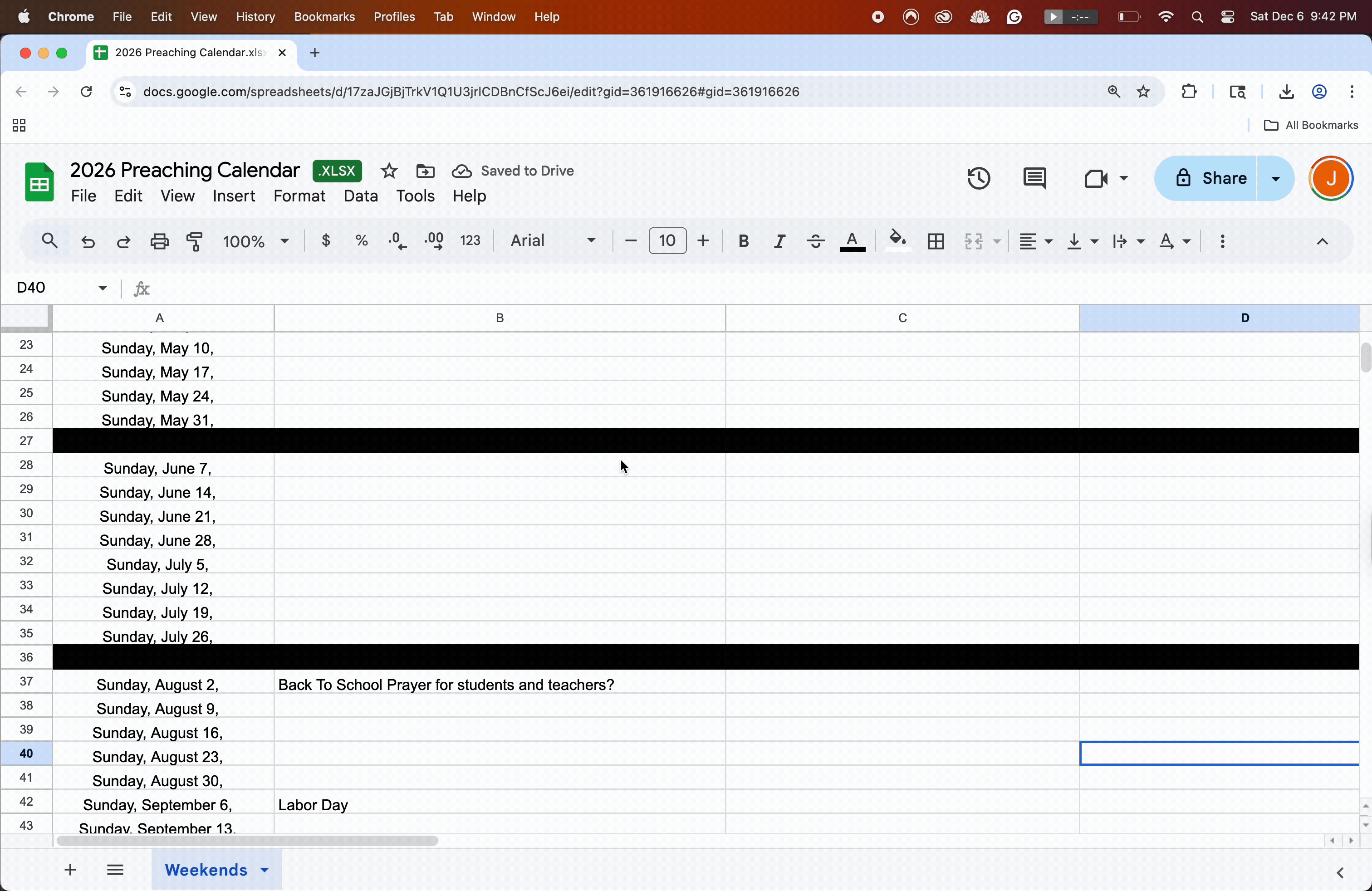 How To Use a Preaching Calendar to Plan Your Year Holidays Clip New
